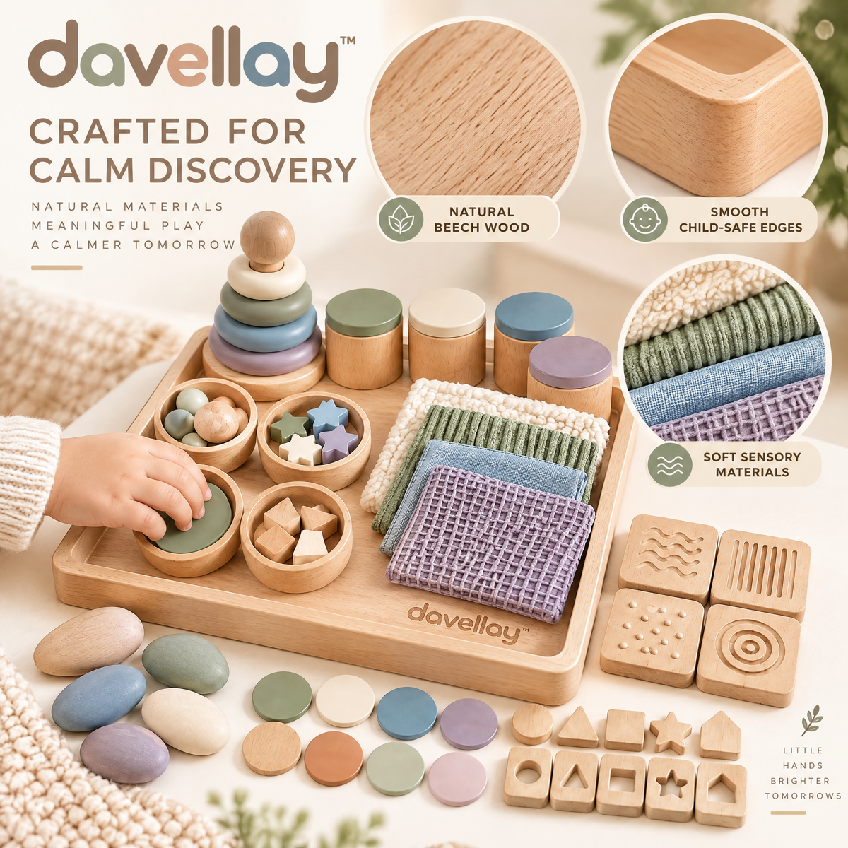 davellay™ Calm Learning Sensory Play Collection