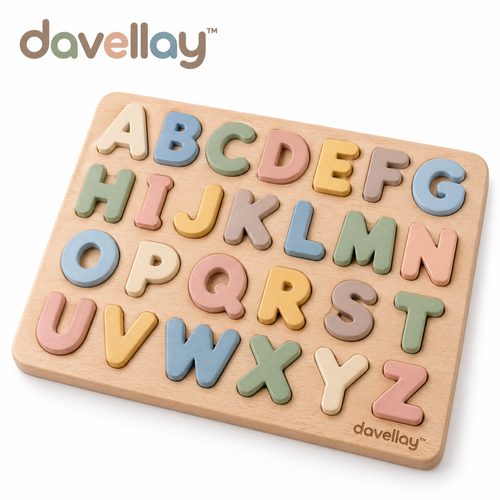 davellay™ Montessori Wooden Alphabet Learning Set