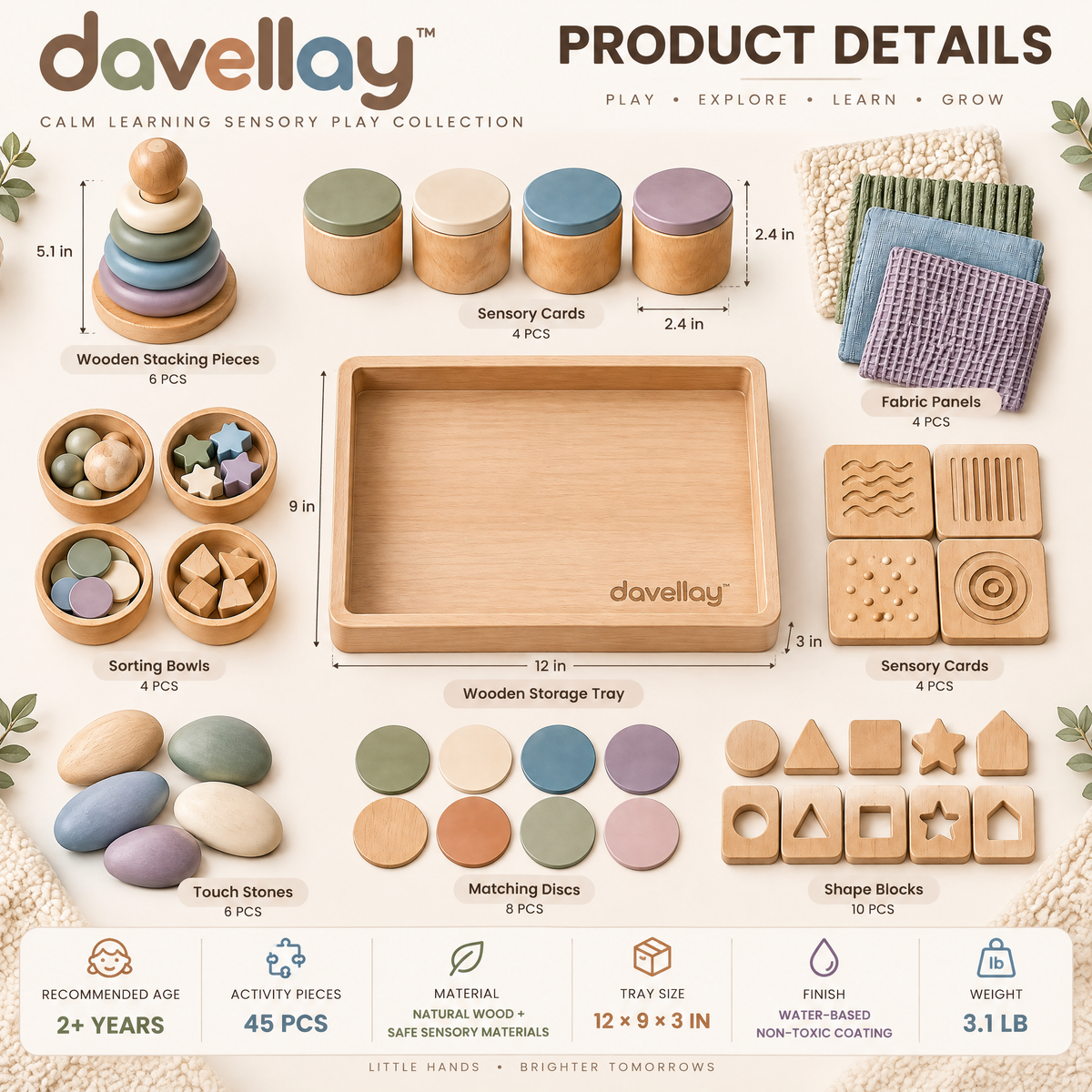 davellay™ Calm Learning Sensory Play Collection
