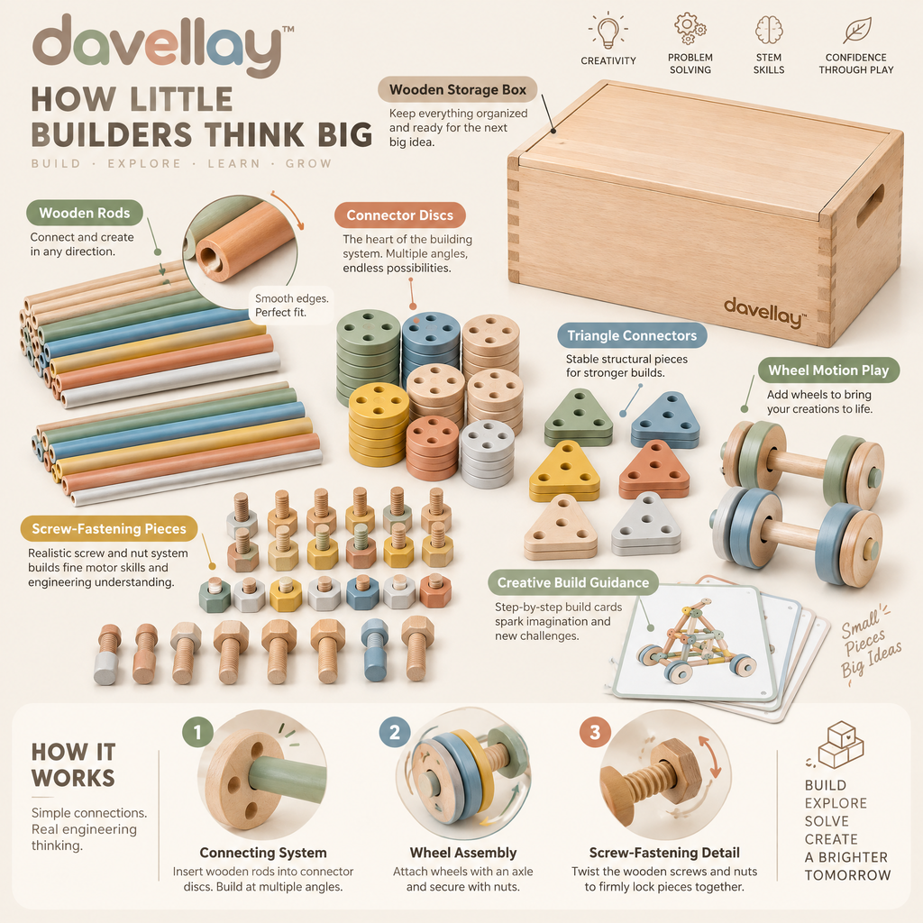 davellay™ STEM Learning Construction Kit