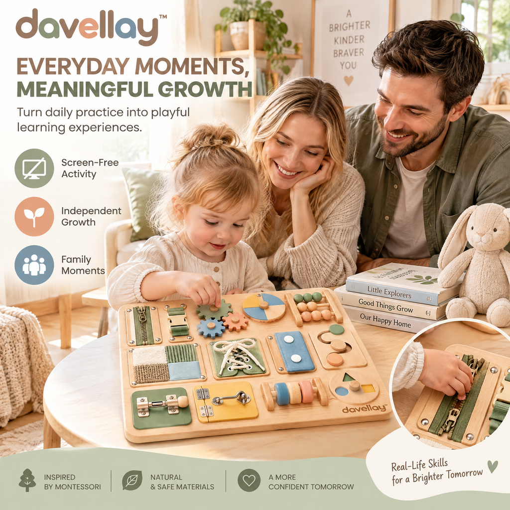 davellay™ Montessori Sensory Activity Board