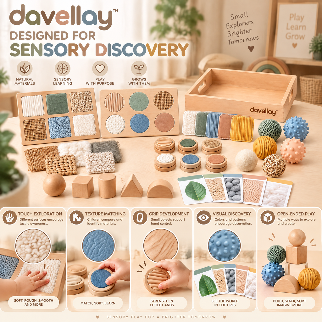 davellay™ Toddler Texture Discovery Play Kit