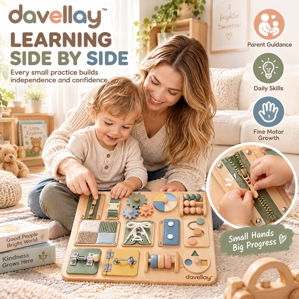 davellay™ Montessori Sensory Activity Board