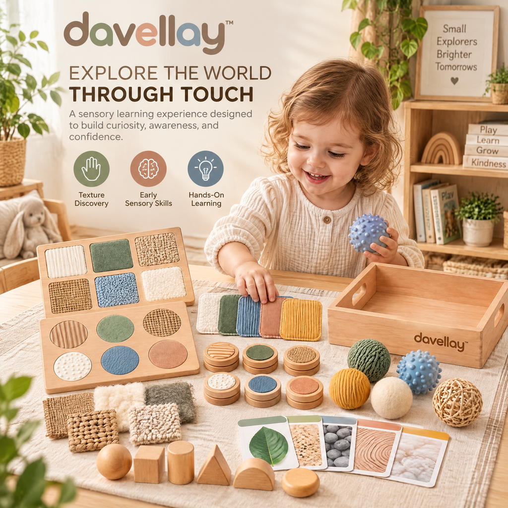 davellay™ Toddler Texture Discovery Play Kit