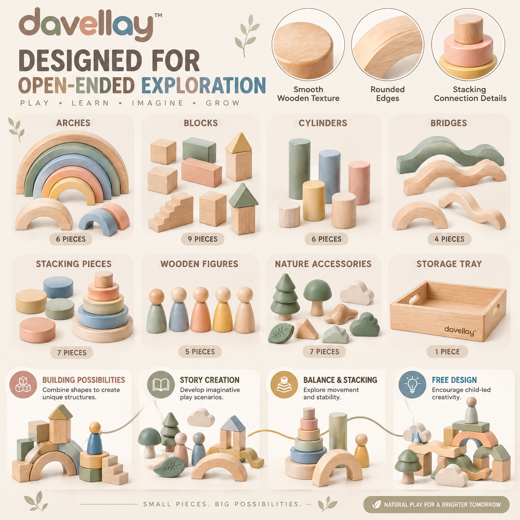 davellay™ Open-Ended Creative Play Set