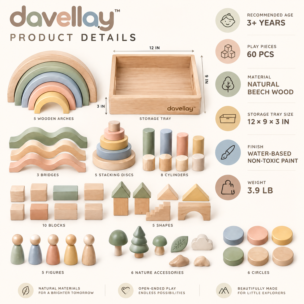 davellay™ Open-Ended Creative Play Set