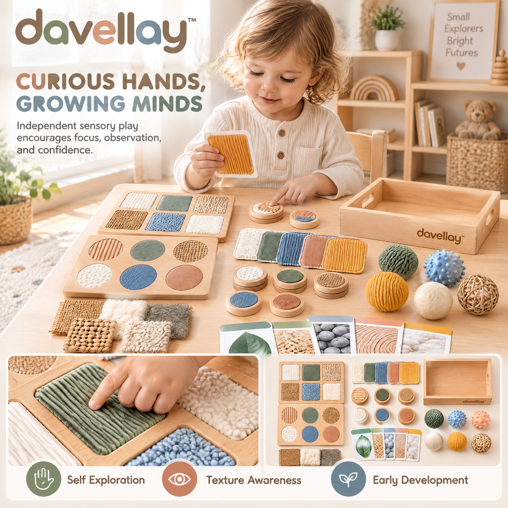 davellay™ Toddler Texture Discovery Play Kit