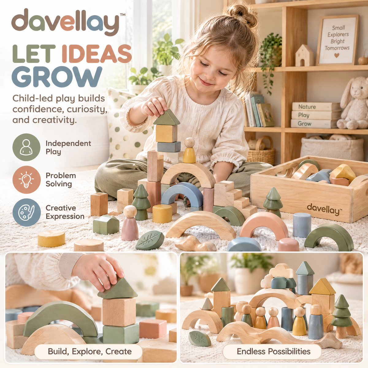 davellay™ Open-Ended Creative Play Set