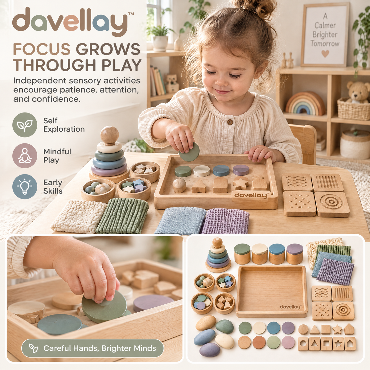 davellay™ Calm Learning Sensory Play Collection